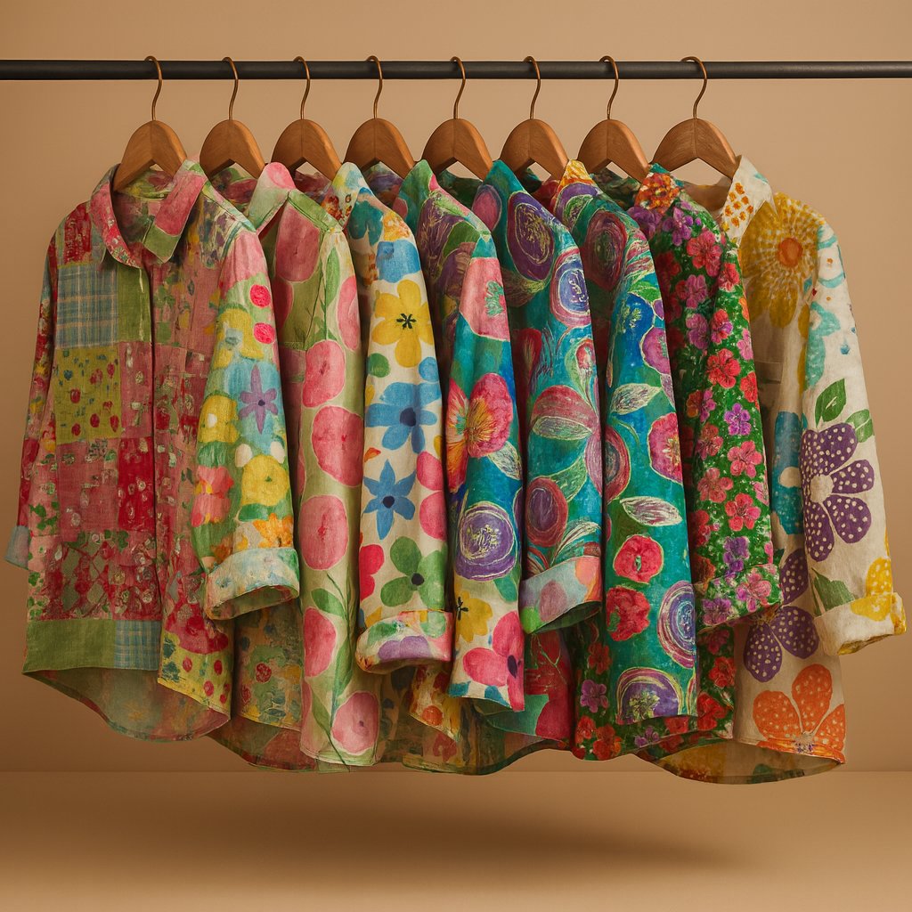 Handmade Floral Blouses