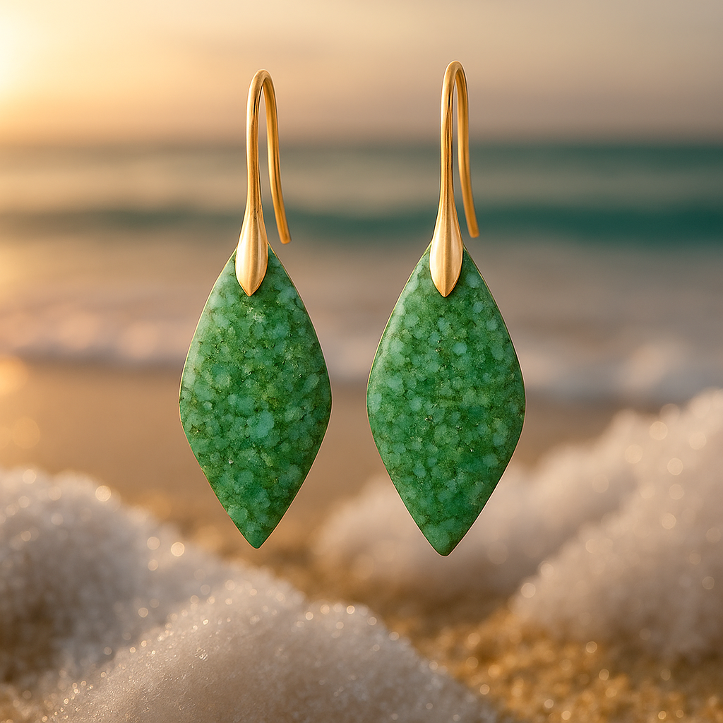 Verinea – Emerald Oasis Earrings