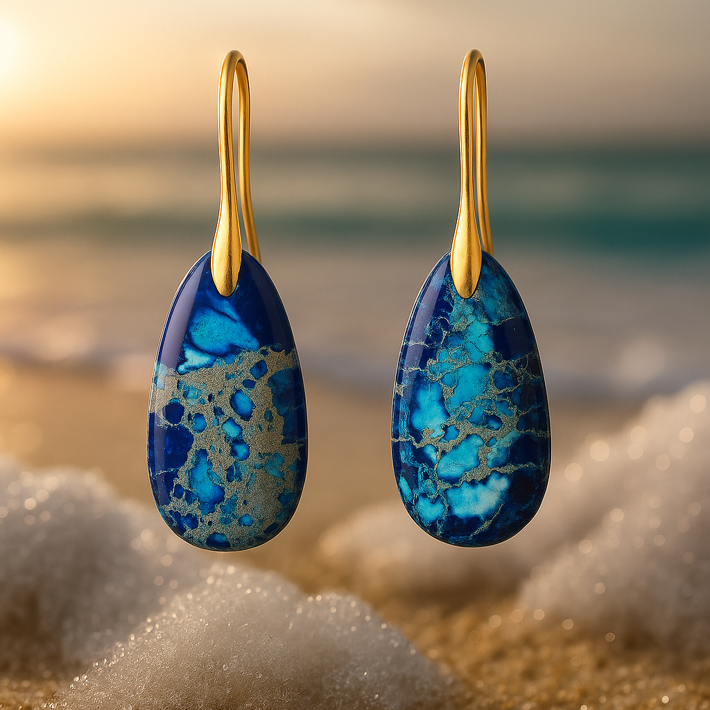 Lunarea - Azure Oasis Earrings