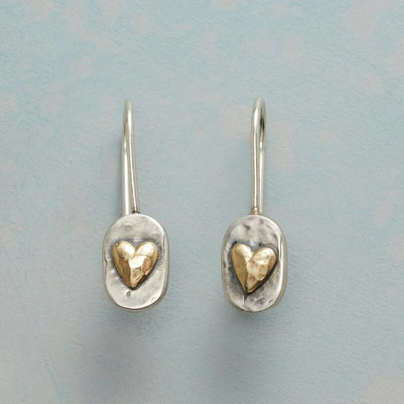 Silver Heart Earrings