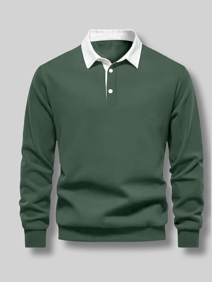 Vince | Casual Long Sleeve Polo