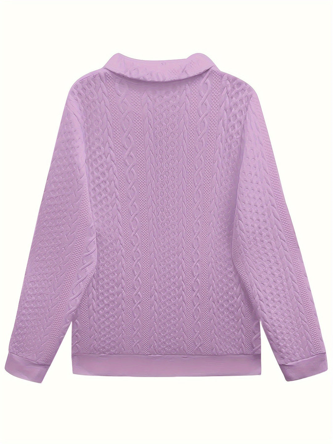 Diane | Chic Long Sleeve Zip Sweatshirt