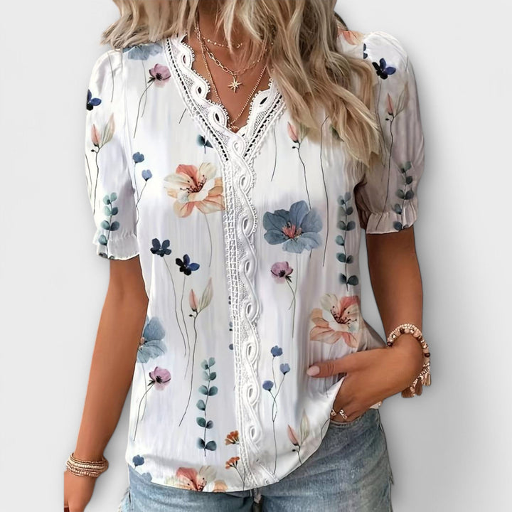 Emily | Fashionable Blouse with V-Neck