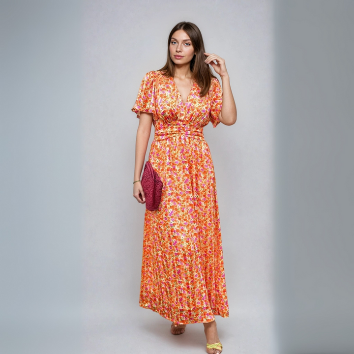 Lavinia | Empire Waist Floral Maxi Dress