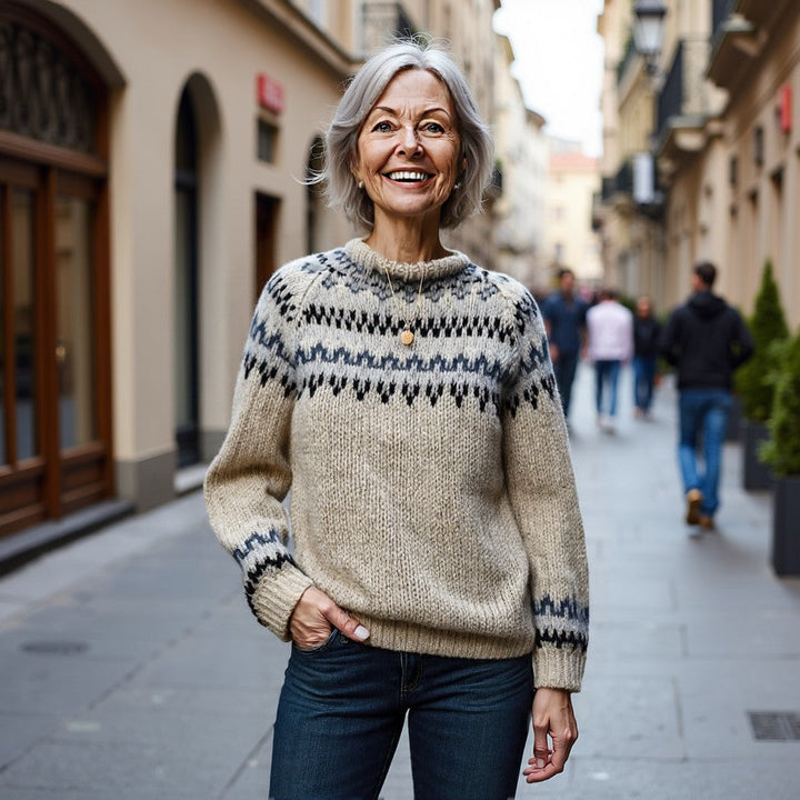 Araciel™ | Casual Women's Nordic Knit Sweater