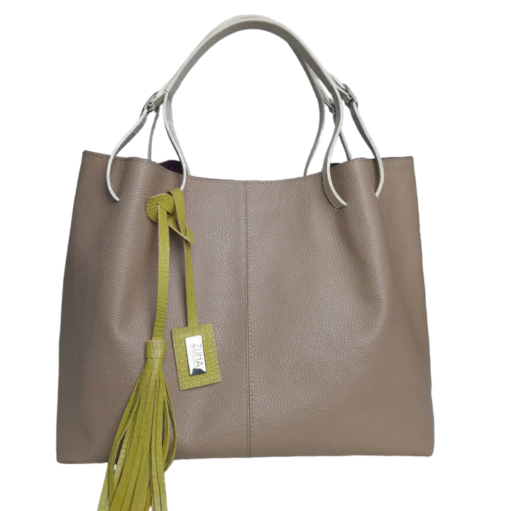 Adelle | Taupe women's leather bag
