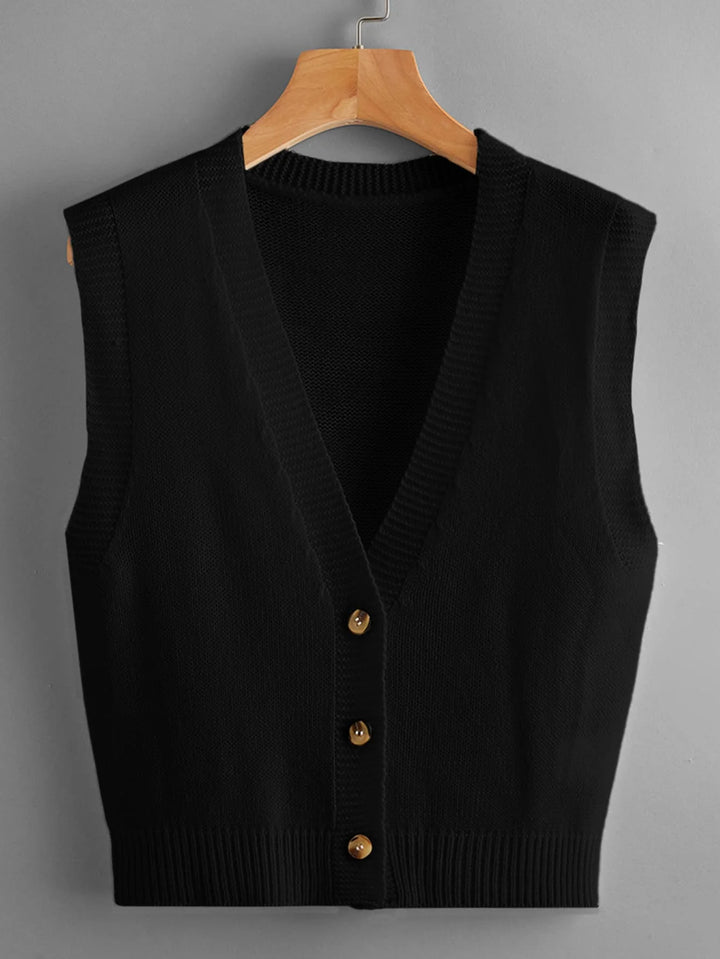 Juna | Premium V-Neck Button Cardigan