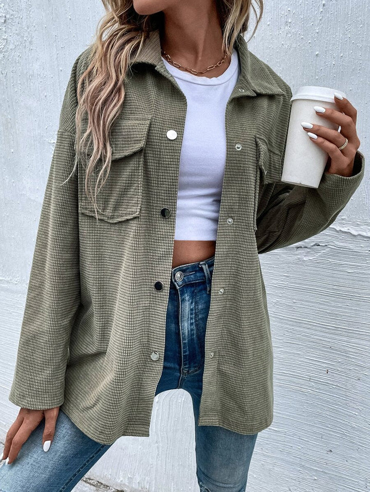 Isoldea | Elegant Bucklecord Jacket