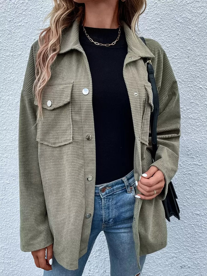 Isoldea | Elegant Bucklecord Jacket