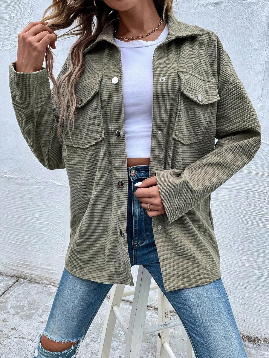 Isoldea | Elegant Bucklecord Jacket