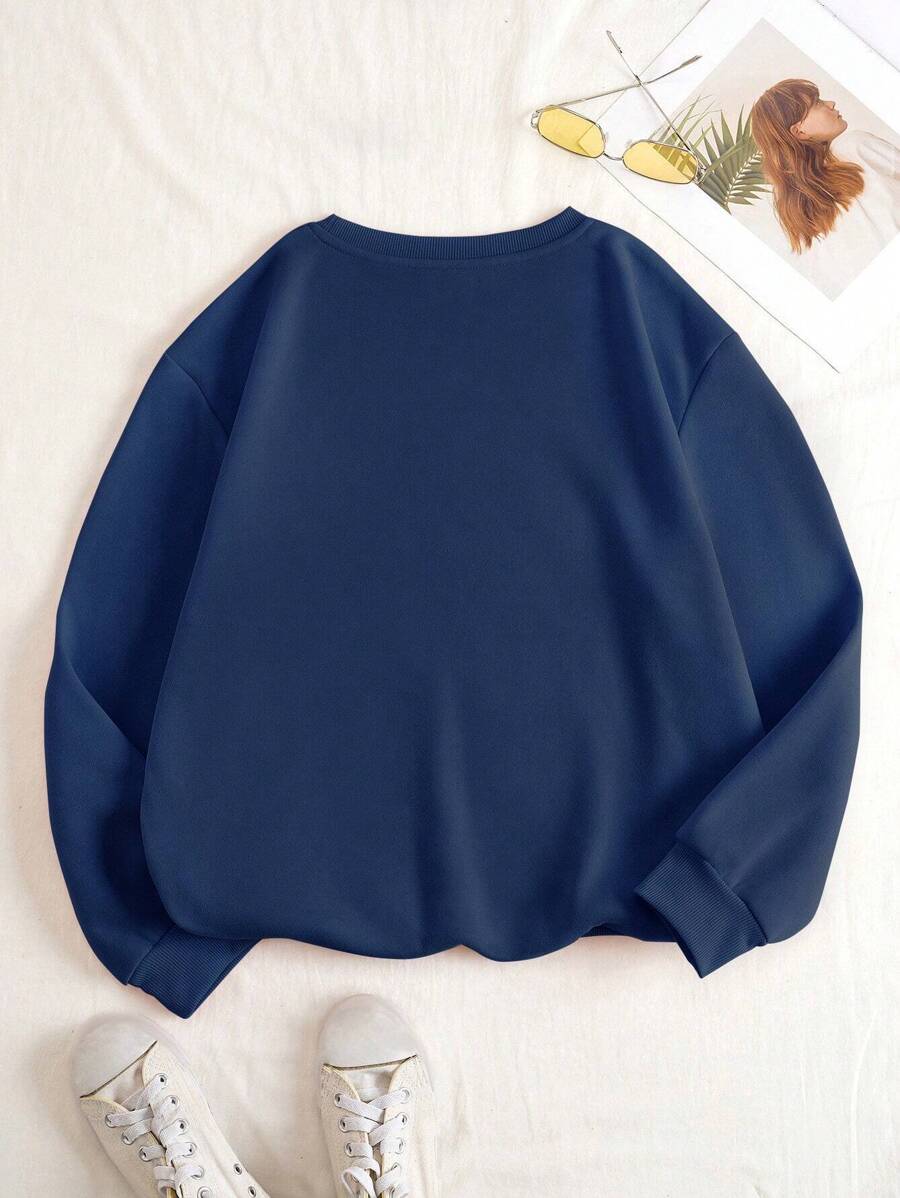 Veloura | Classic Solid Colour Comfort Sweatshirt