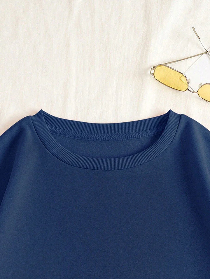 Veloura | Classic Solid Colour Comfort Sweatshirt