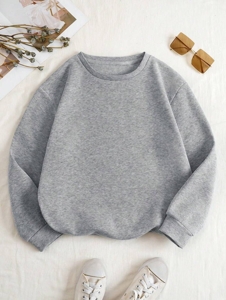 Veloura | Classic Solid Colour Comfort Sweatshirt