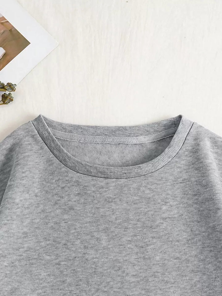Veloura | Classic Solid Colour Comfort Sweatshirt