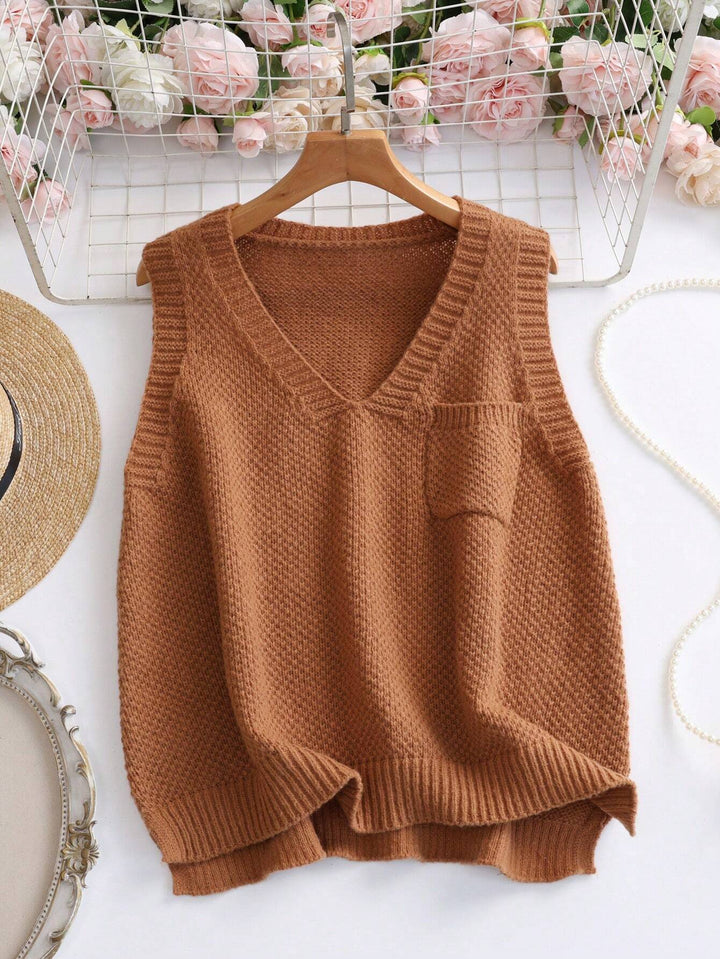 Mirae™ | Cosy Solid Knit Vest