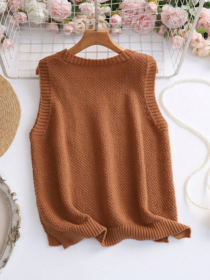 Mirae™ | Cosy Solid Knit Vest