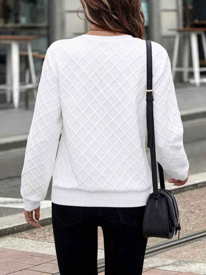 Delyra | Premium Textured Cosy  Sweatshirt