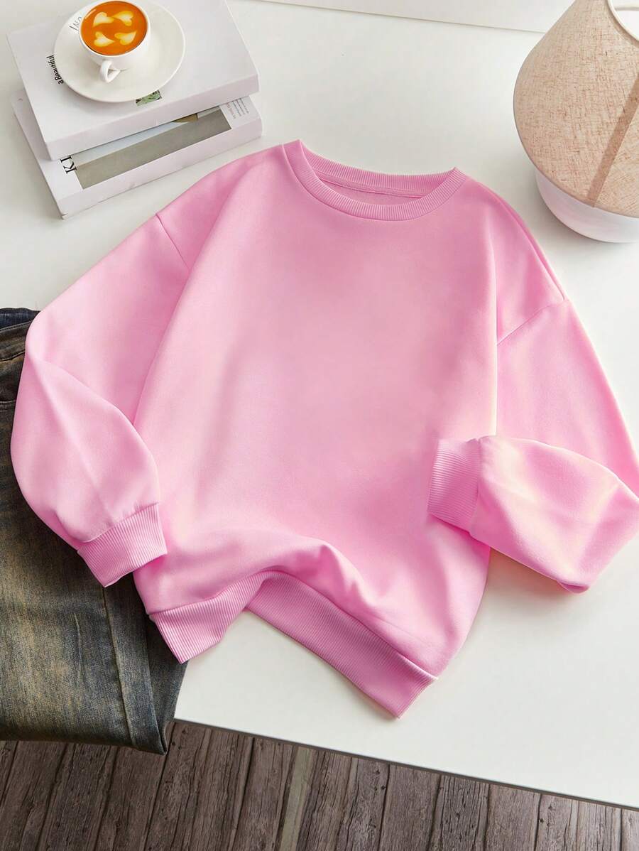 Veloura | Classic Solid Colour Comfort Sweatshirt