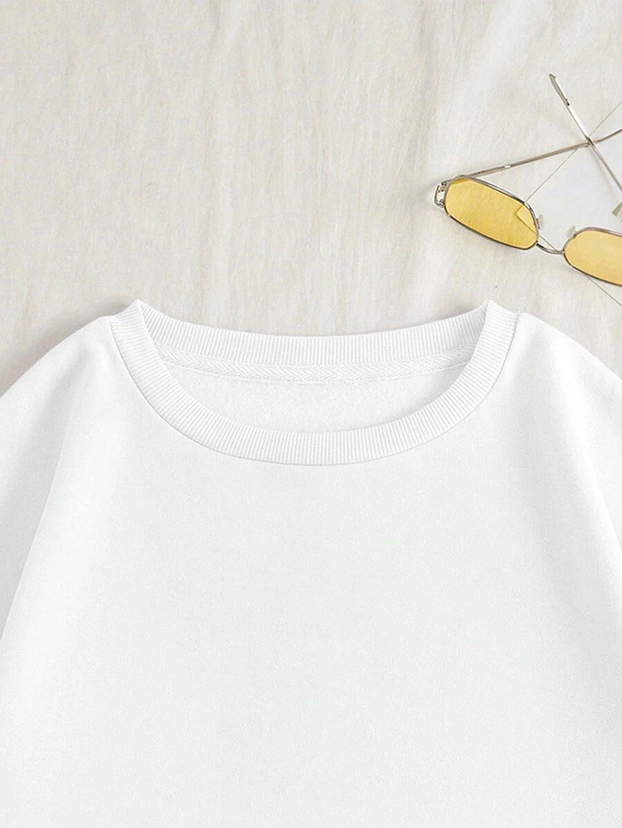 Veloura | Classic Solid Colour Comfort Sweatshirt