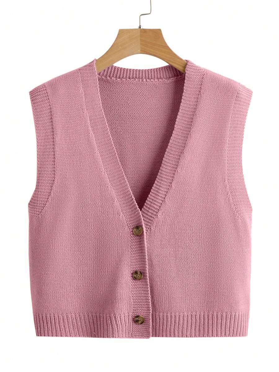 Juna | Premium V-Neck Button Cardigan