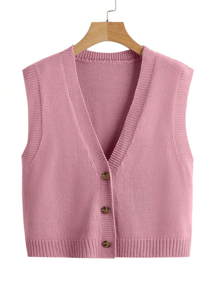 Juna | Premium V-Neck Button Cardigan