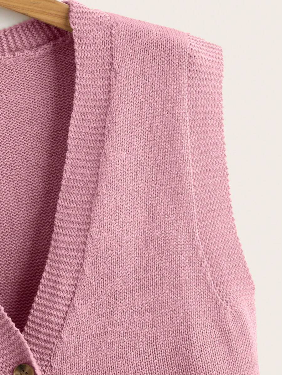 Juna | Premium V-Neck Button Cardigan