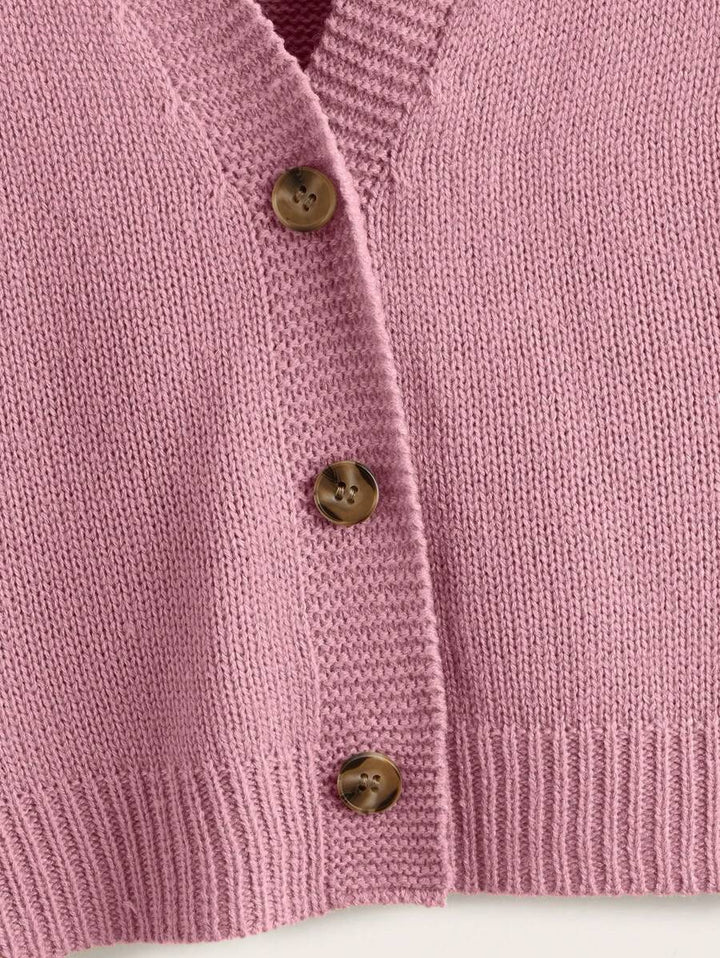 Juna | Premium V-Neck Button Cardigan