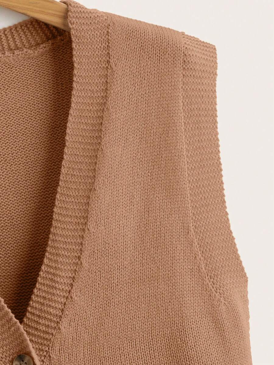 Juna | Premium V-Neck Button Cardigan