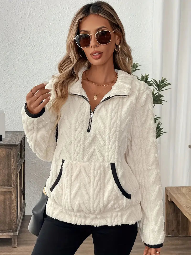 Lyenne | Soft Touch Plush Sweatshirt