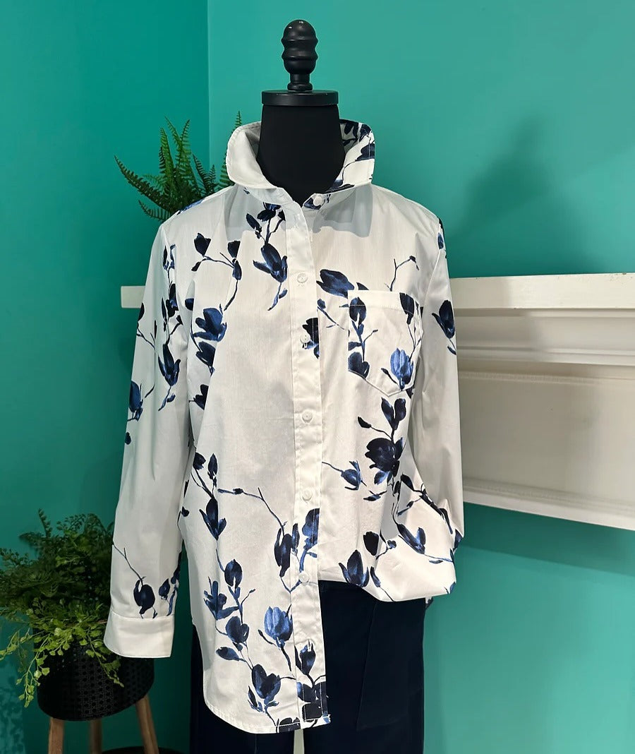 Miranda | Fresh Collared Long Sleeve Shirt