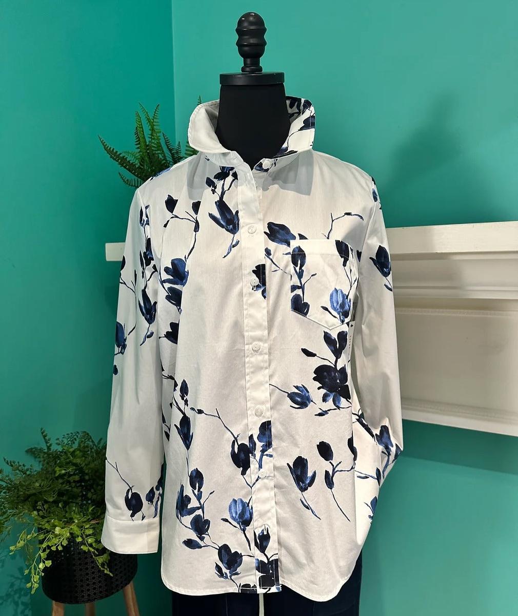 Miranda | Fresh Collared Long Sleeve Shirt