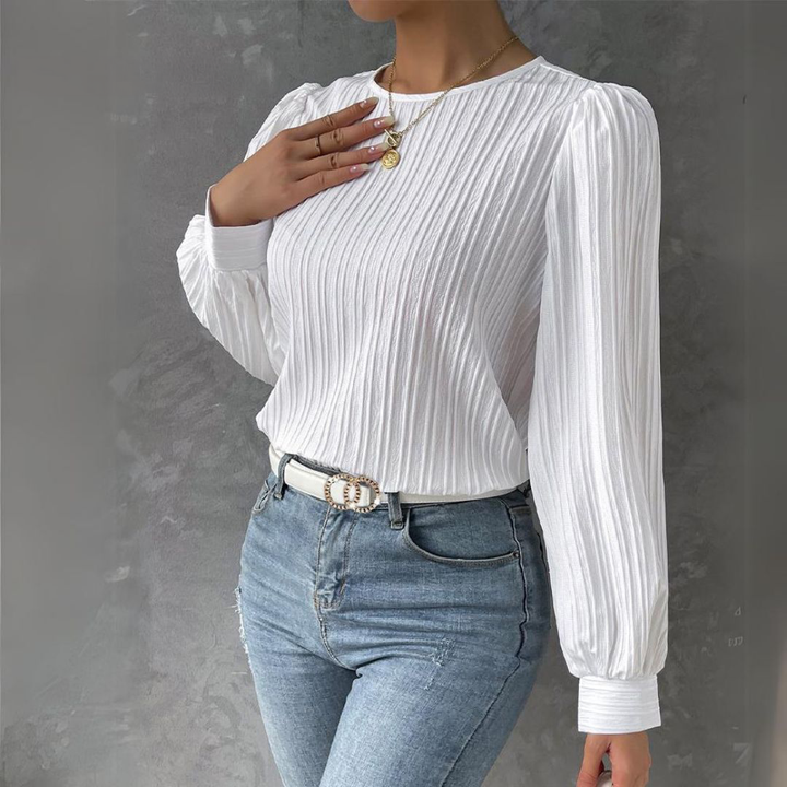 Selene | Casual Chic Solid Colour Blouse