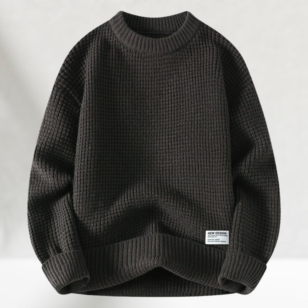 Timo | Round Neck Knitted Sweatshirt