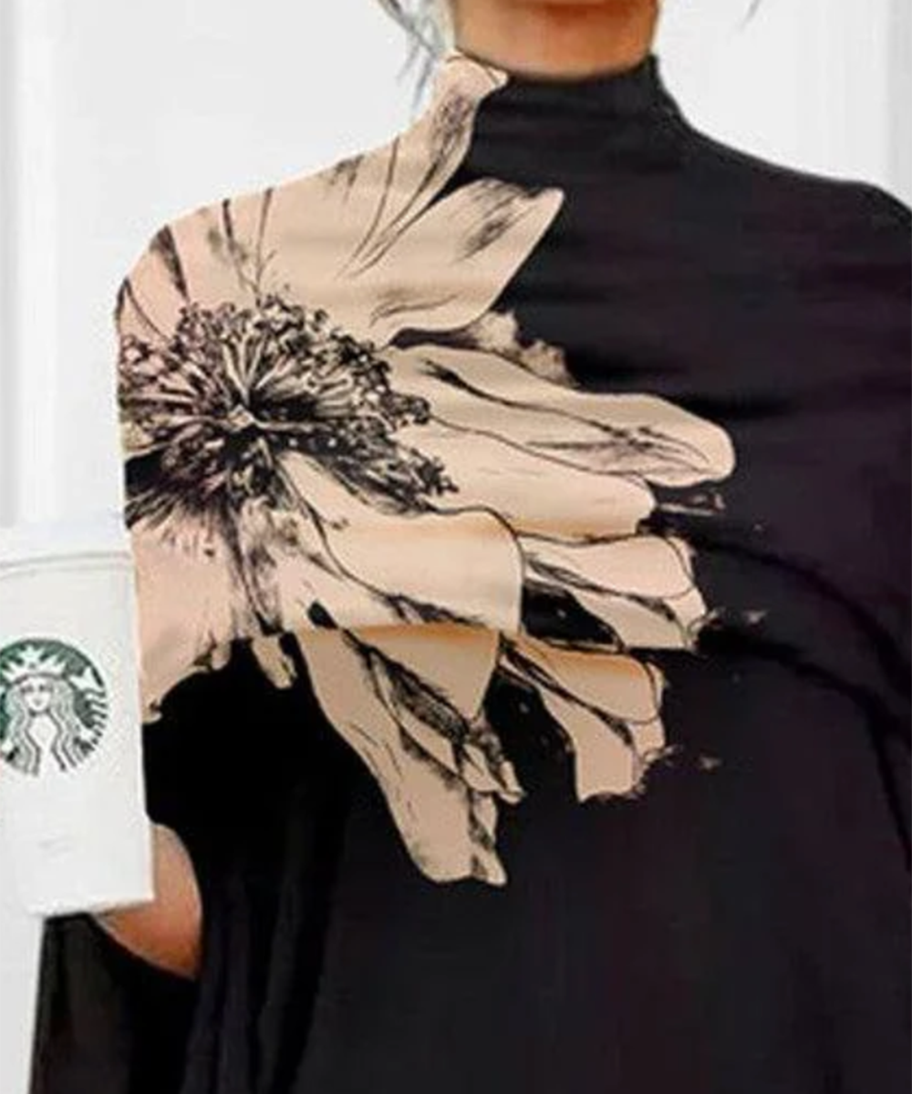Griffin | Modern Print High Neck Top