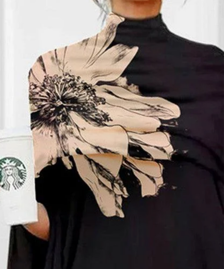 Griffin | Modern Print High Neck Top