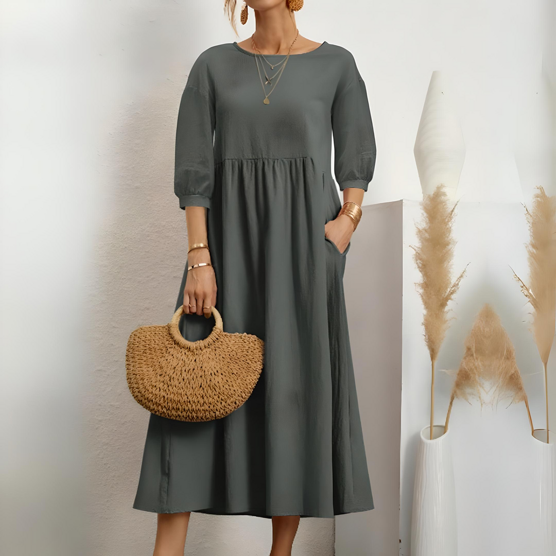 Clea | Breathable Elegant Timeless Maxi Dress