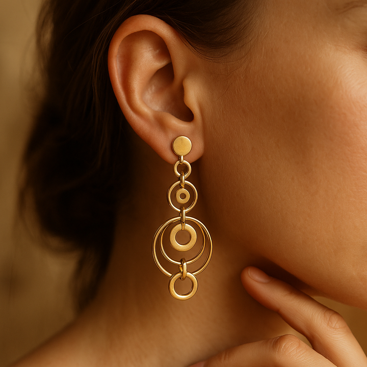 Kailani | Elegant Gold Drop Earrings