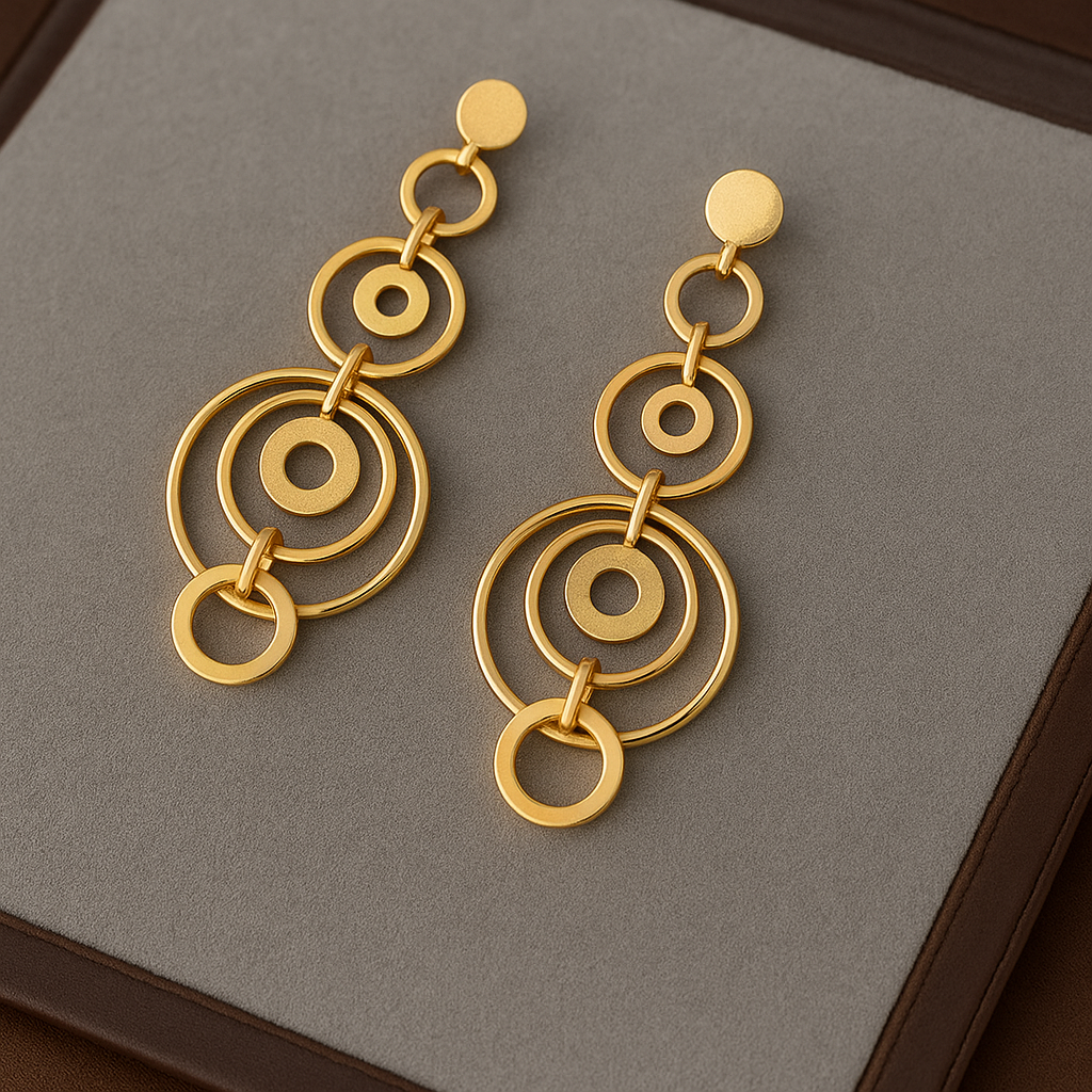 Kailani | Elegant Gold Drop Earrings