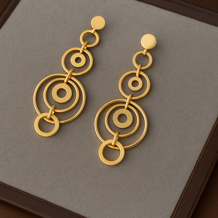 Kailani | Elegant Gold Drop Earrings