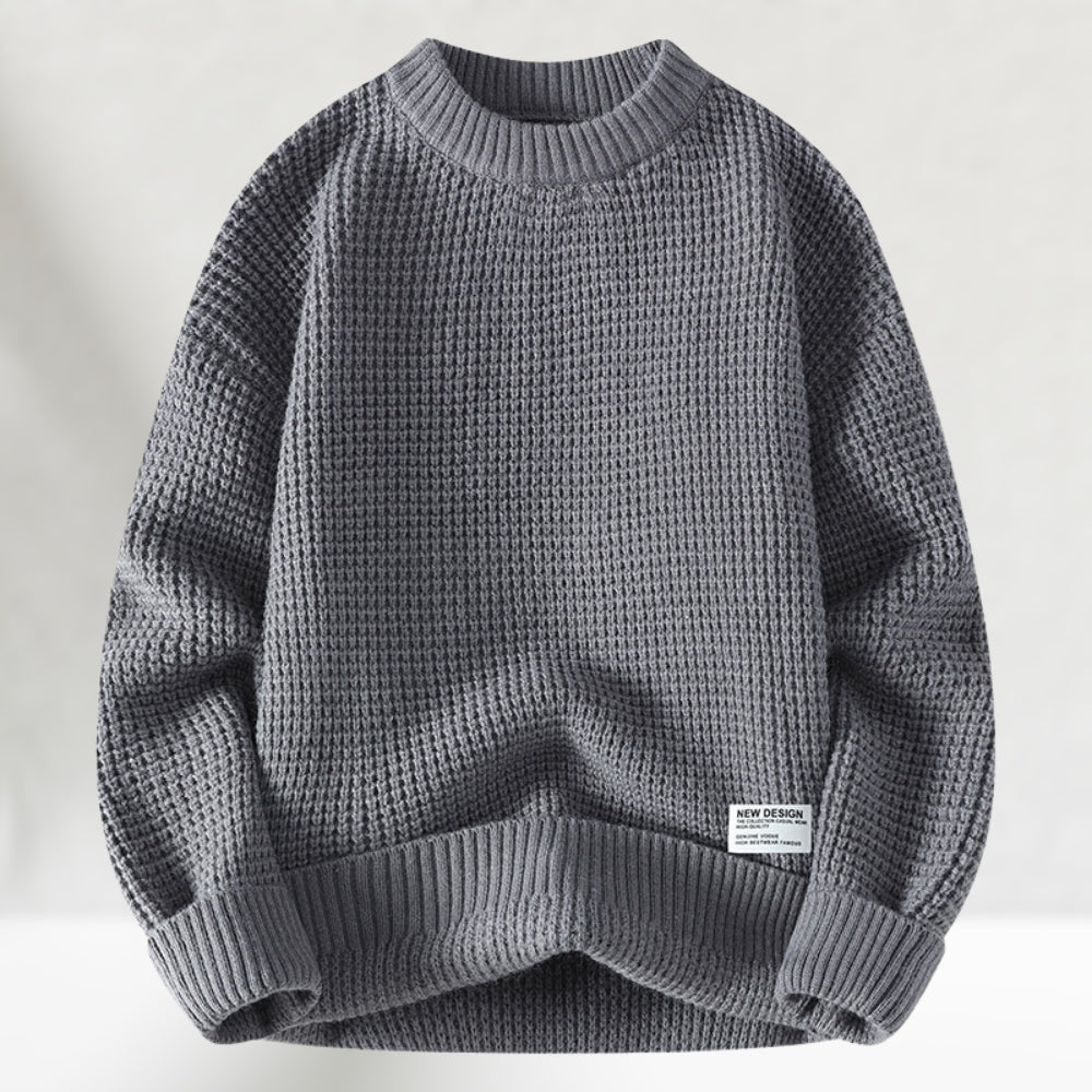 Timo | Round Neck Knitted Sweatshirt