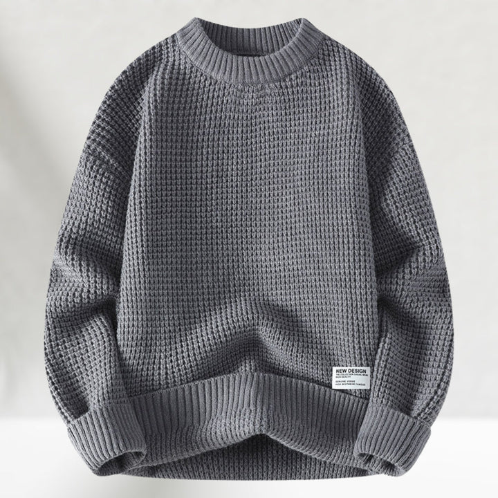 Timo | Round Neck Knitted Sweatshirt