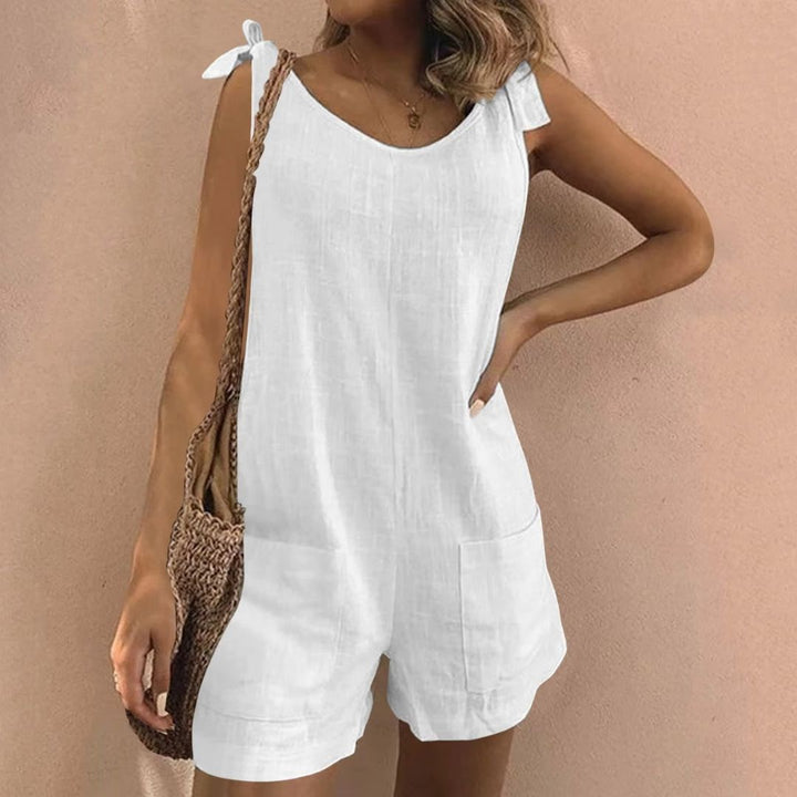Maia | Tie Shoulder Pocket Playsuit