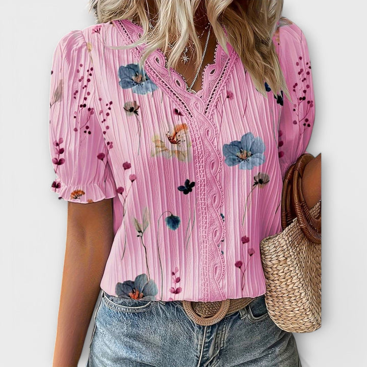 Emily | Fashionable Blouse with V-Neck