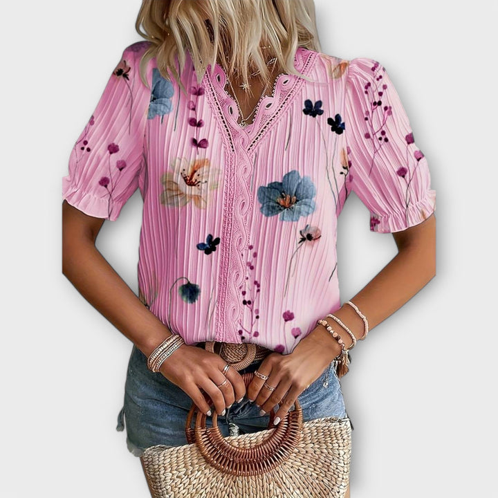 Emily | Fashionable Blouse with V-Neck