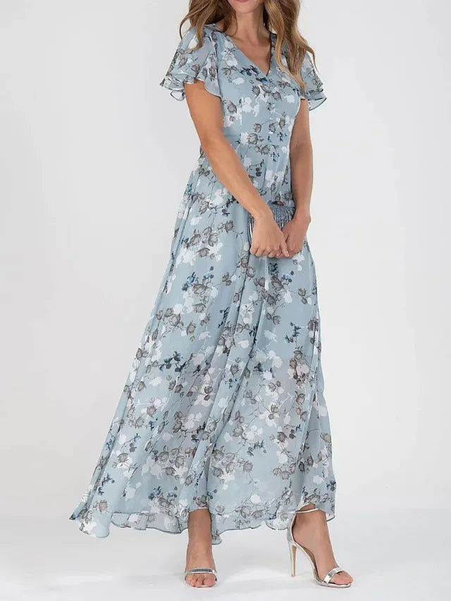Ellis | Elegant Tummy-Covering Maxi Dress