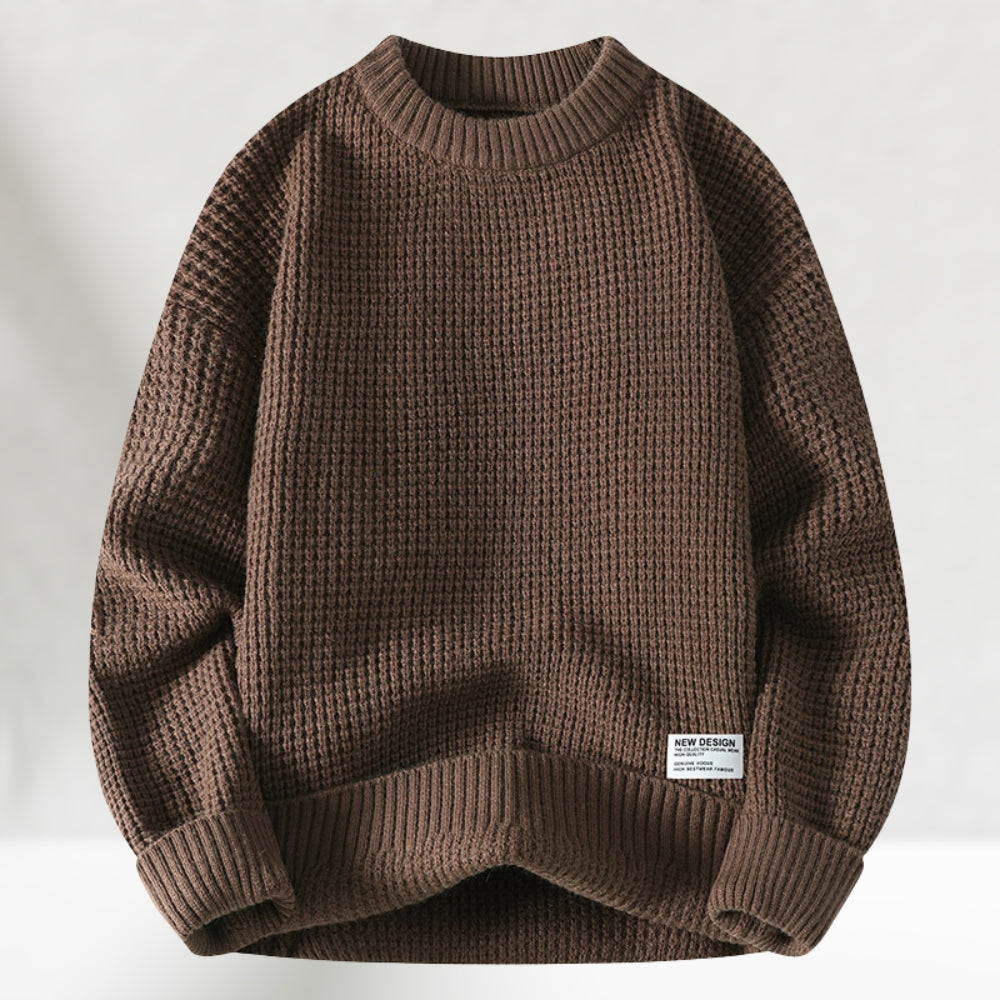 Timo | Round Neck Knitted Sweatshirt