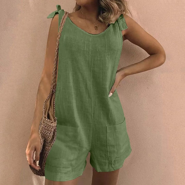 Maia | Tie Shoulder Pocket Playsuit