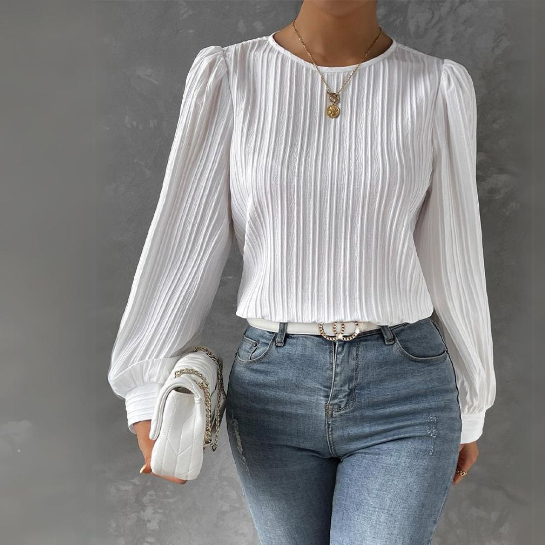 Selene | Casual Chic Solid Colour Blouse