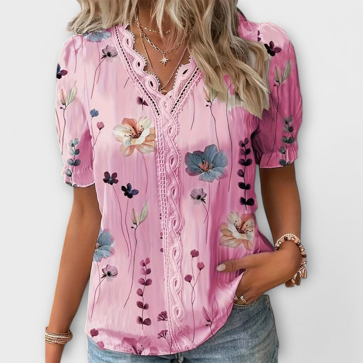 Emily | Fashionable Blouse with V-Neck