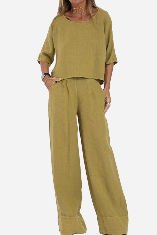 Maimoa™ | Solid Colour Matching Two-Piece Set